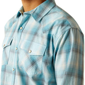 Ariat Blouse Henryk Men blue Checkered