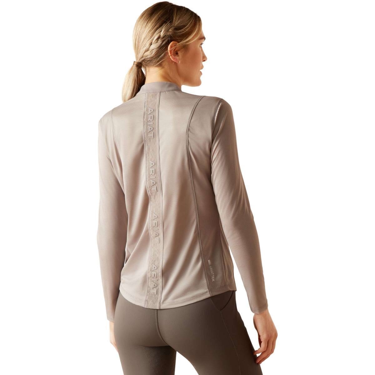 Ariat Base Layer Breathe 1/4 Zipper Zinc