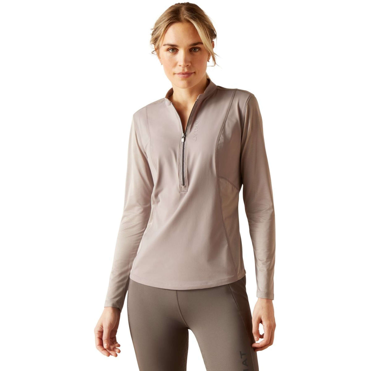 Ariat Base Layer Breathe 1/4 Zipper Zinc