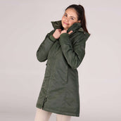 Aubrion by Shires Jacket Halcyon Waterproof Green