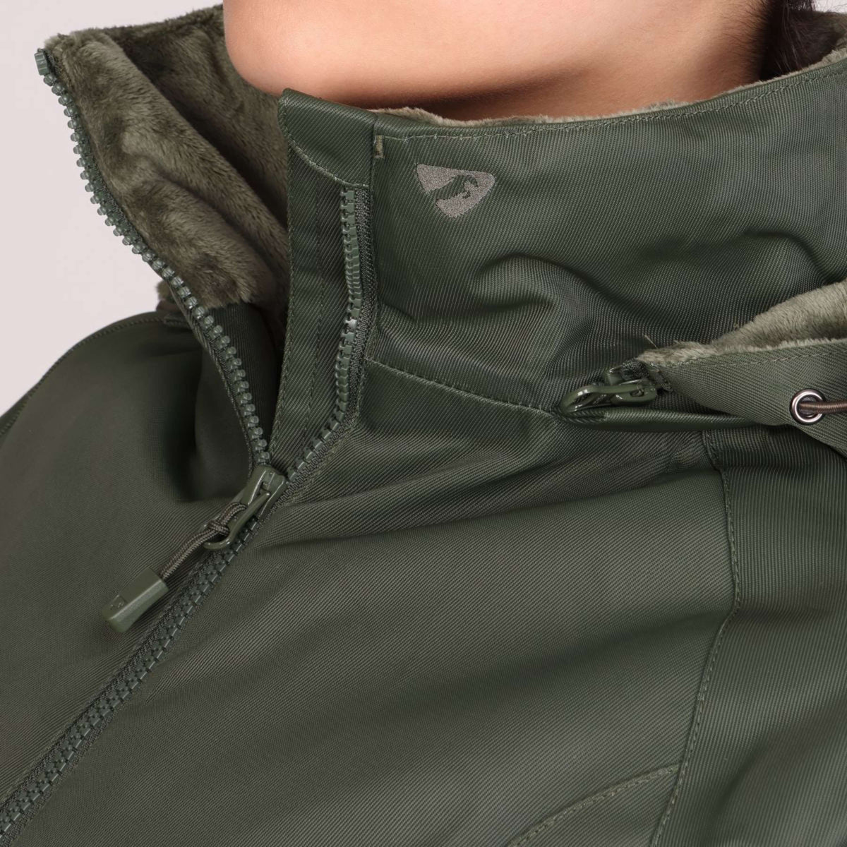 Aubrion by Shires Jacket Halcyon Waterproof Green