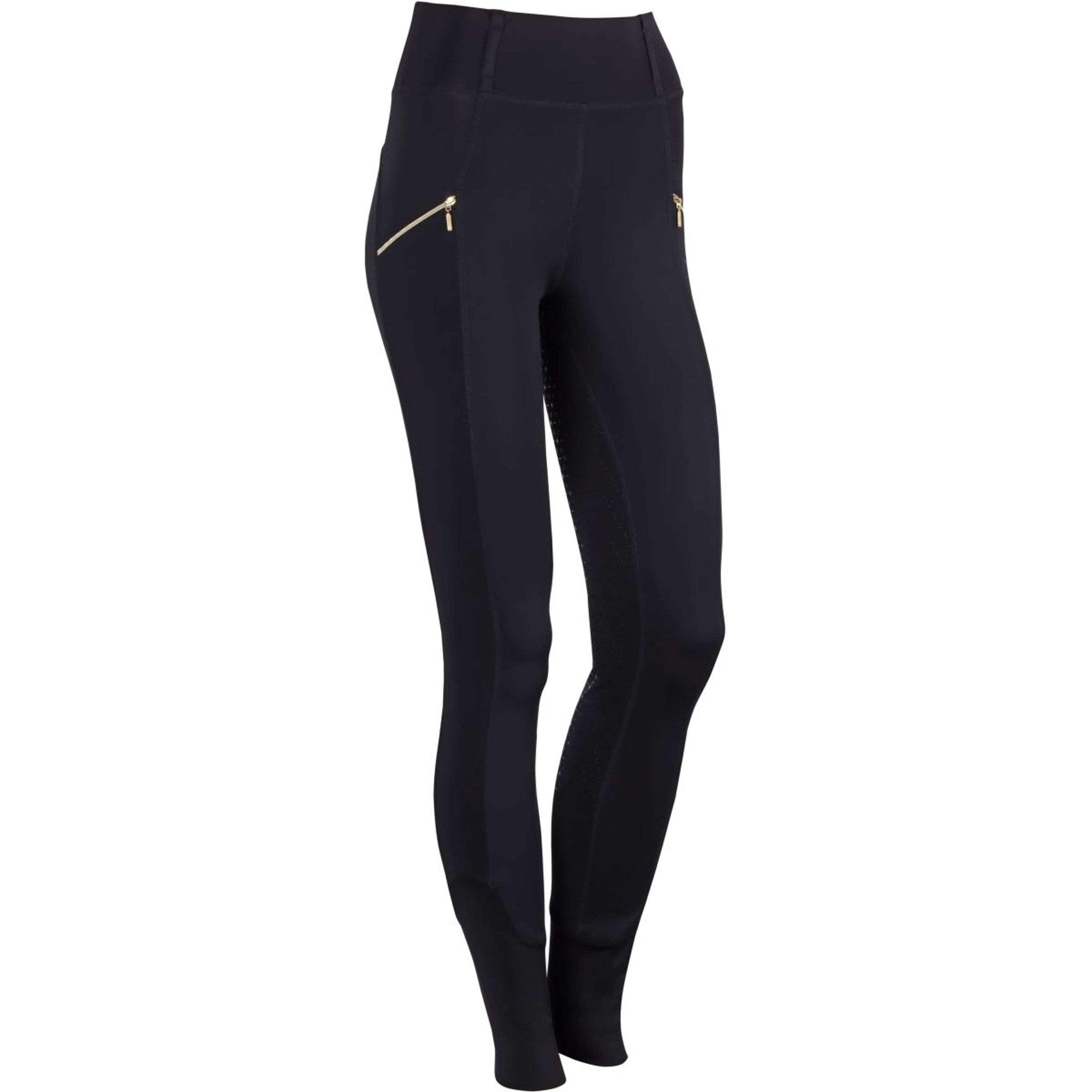 Harry's Horse Breeches Leogang Full Grip Jet Black