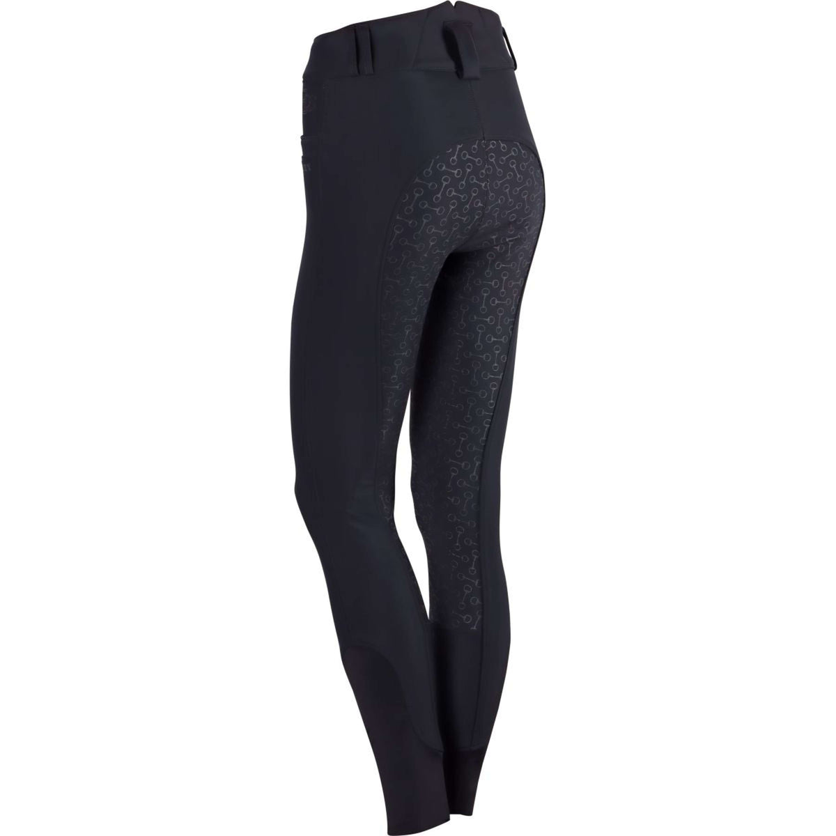 Harry's Horse Breeches Ladis Full Grip Jet Black