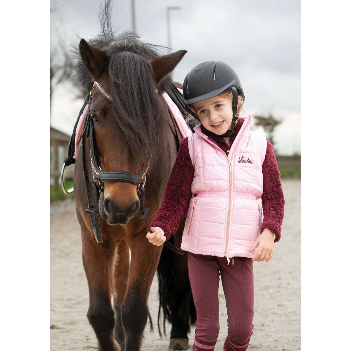 Harry's Horse Bodywamer LouLou Champoussin Silver/Pink