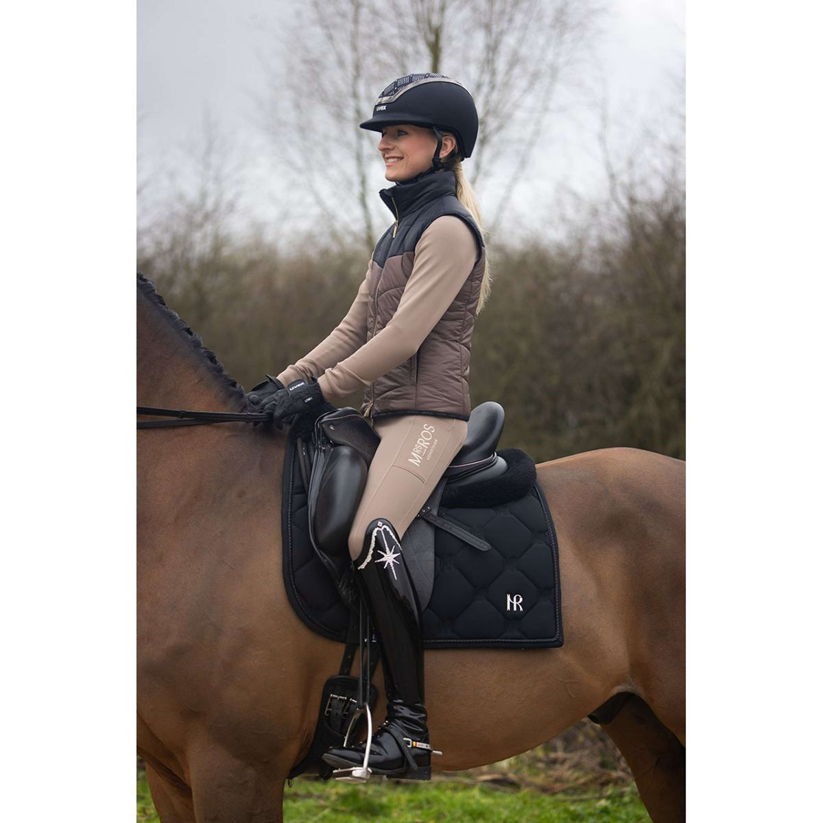 Mrs. Ros Saddlepad Dressage Black