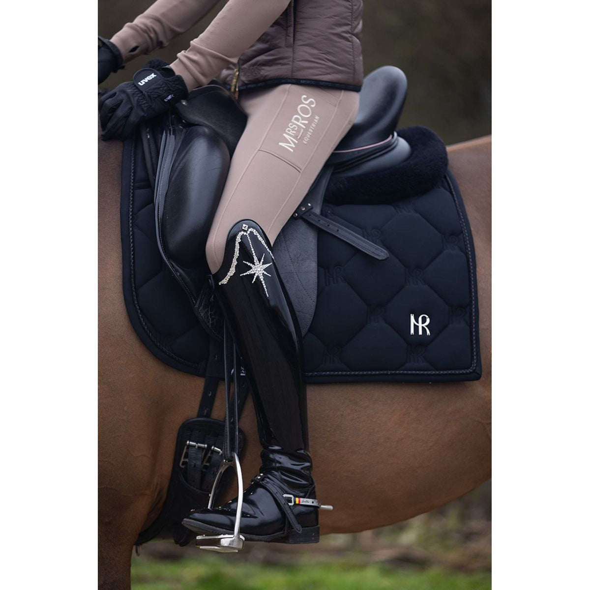 Mrs. Ros Saddlepad Dressage Black