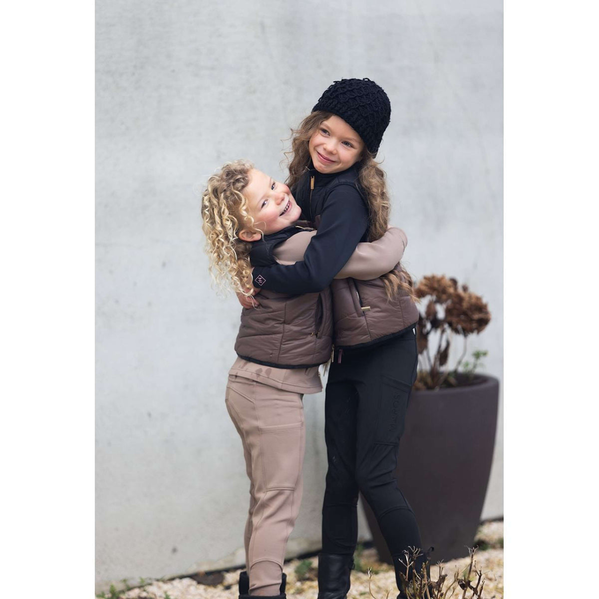 Mrs. Ros Riding Legging Romee Mini Softshell Taupe