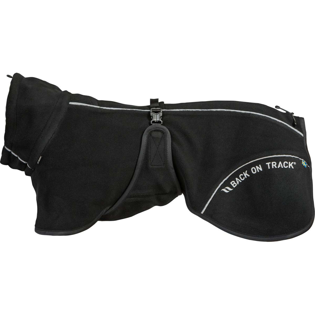 Back on Track Dog Coat BAY Fleece Black
