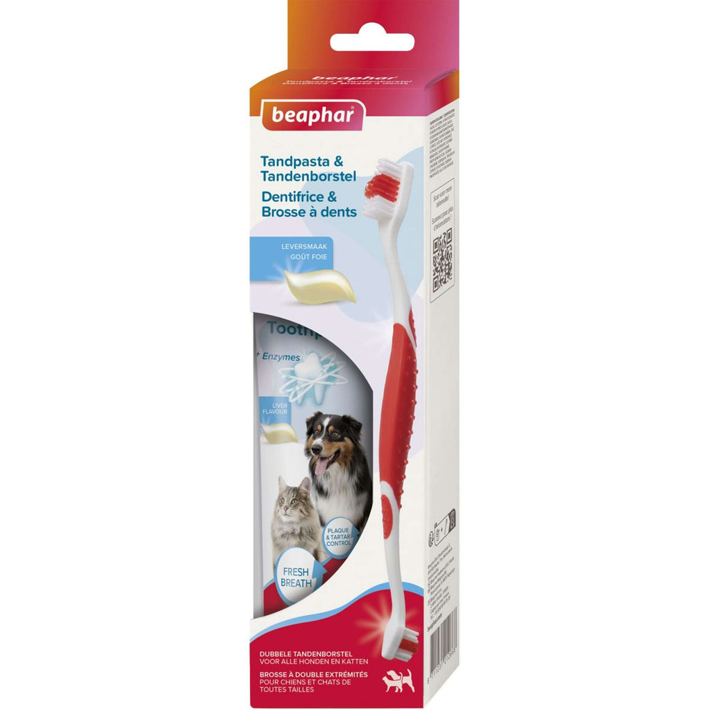 Beaphar Toothpaste + Tooth Brush Combi Pack