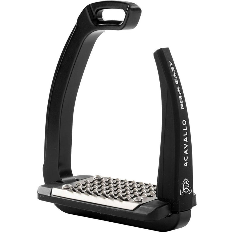 Acavallo Stirrups REL-X Easy Black/Black