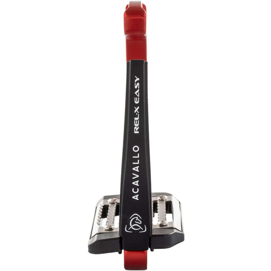 Acavallo Stirrups REL-X Easy Red/Black