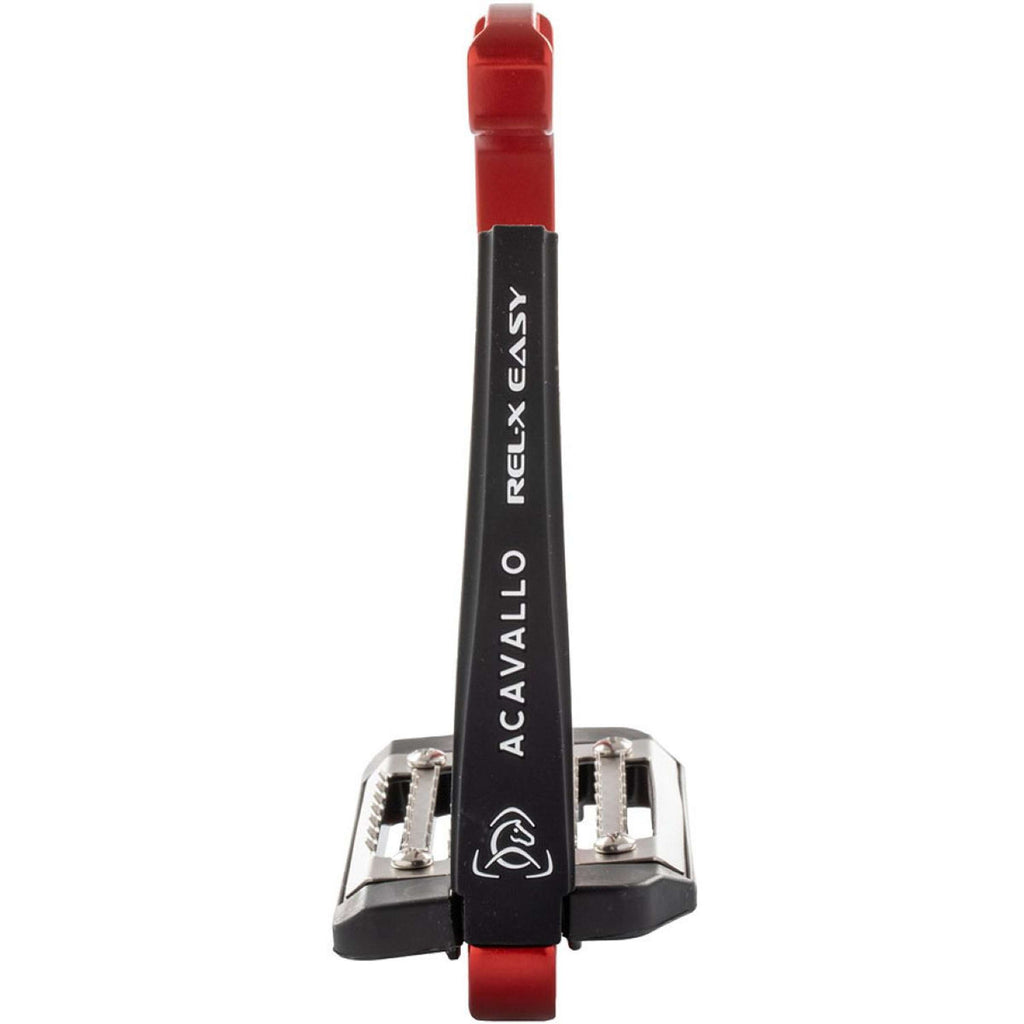 Acavallo Stirrups REL-X Easy Red/Black