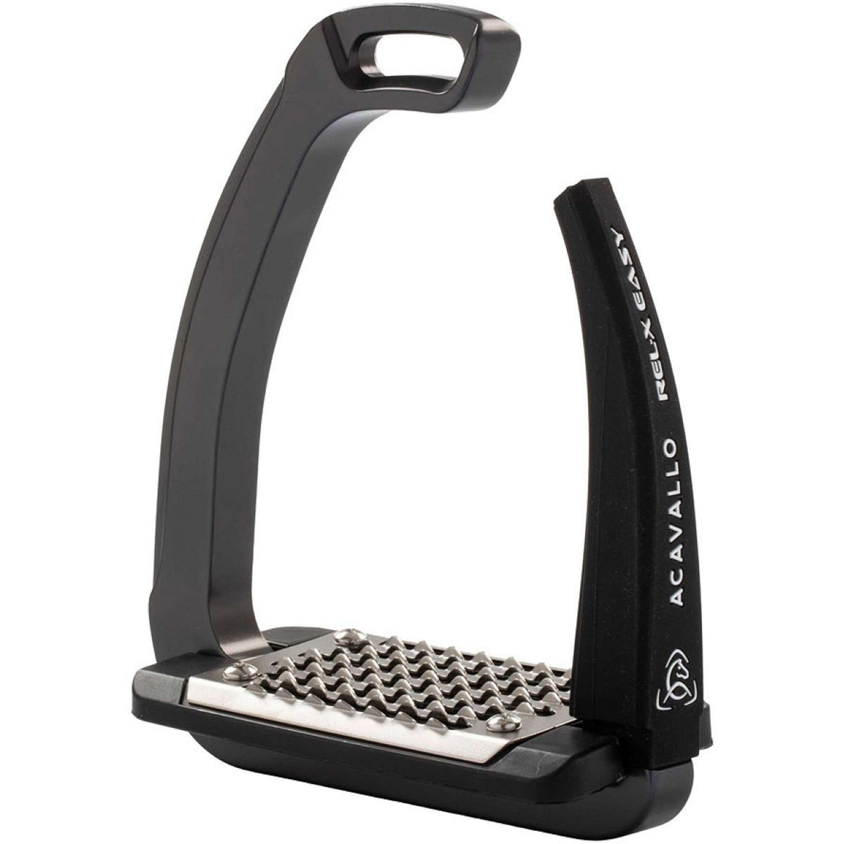 Acavallo Stirrups REL-X Easy Charcoal/Black