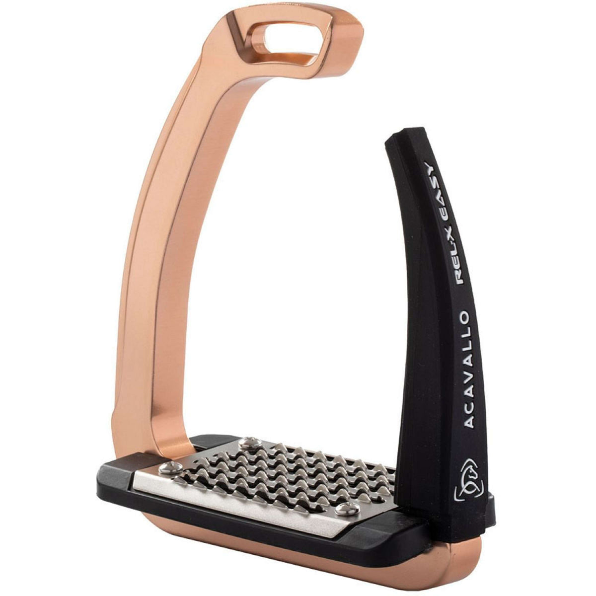 Acavallo Stirrups REL-X Easy Black/Rose gold