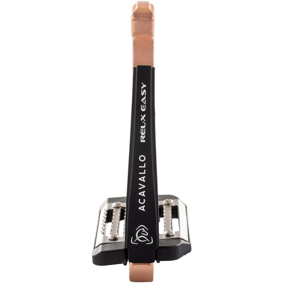 Acavallo Stirrups REL-X Easy Black/Rose gold