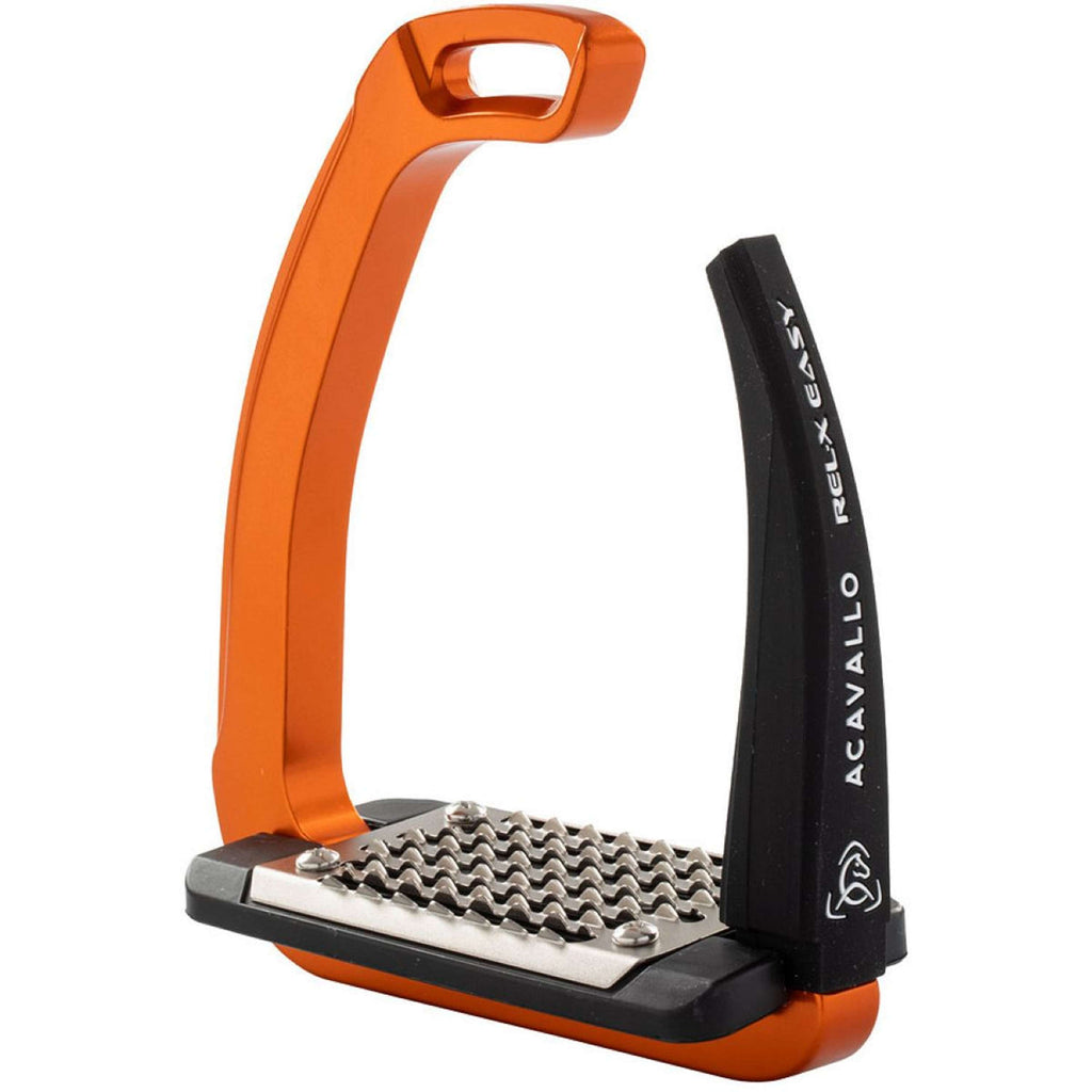 Acavallo Stirrups REL-X Easy Orange/Black