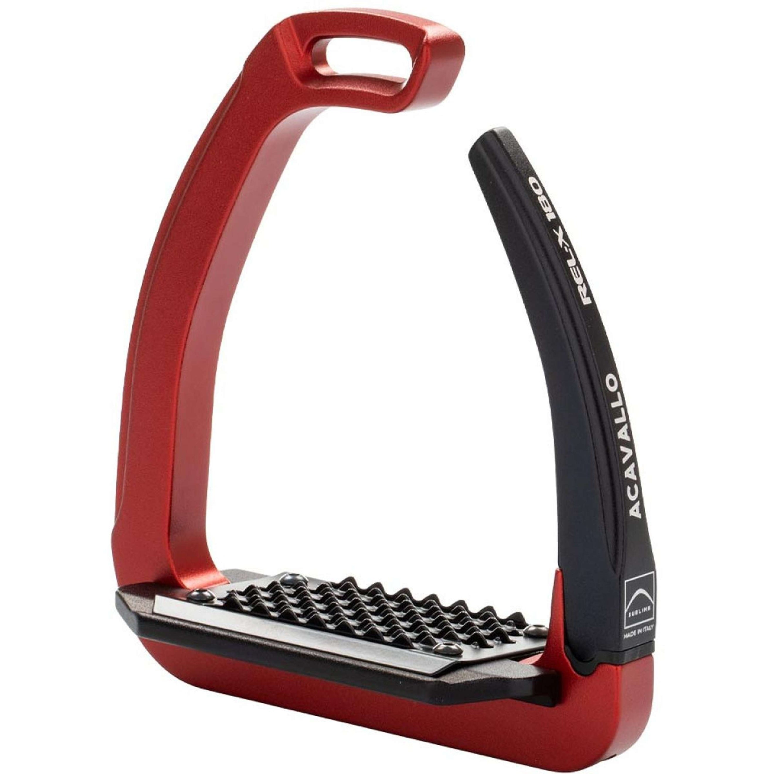 Acavallo Stirrups REL-X 180 Crimson/Black