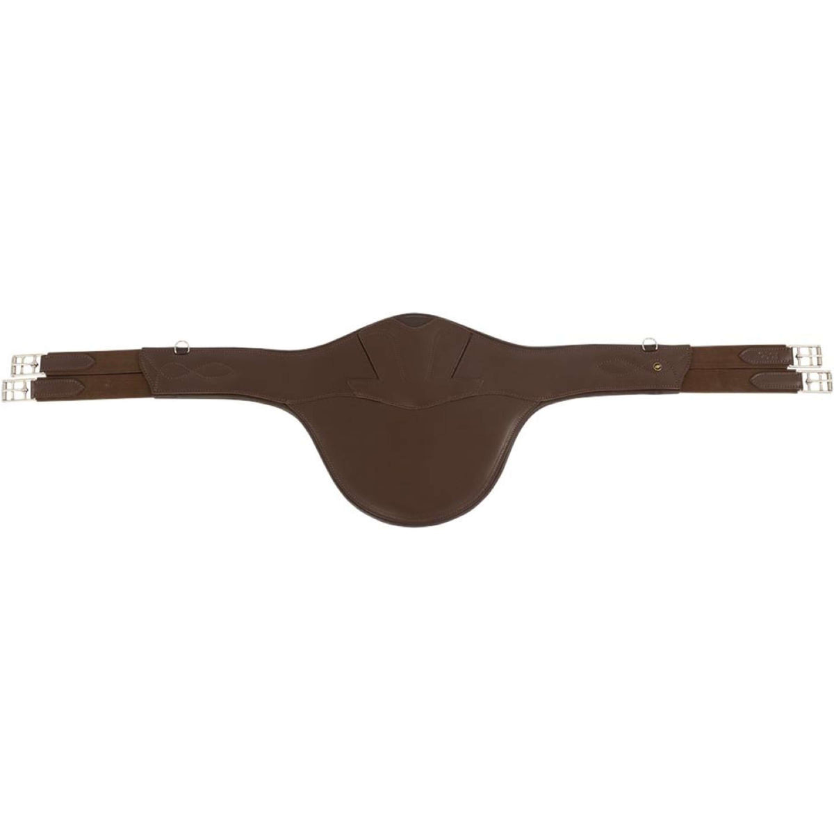 BR Versatility girth Driffiel Belly Flap Double Elastic Magnet Brown