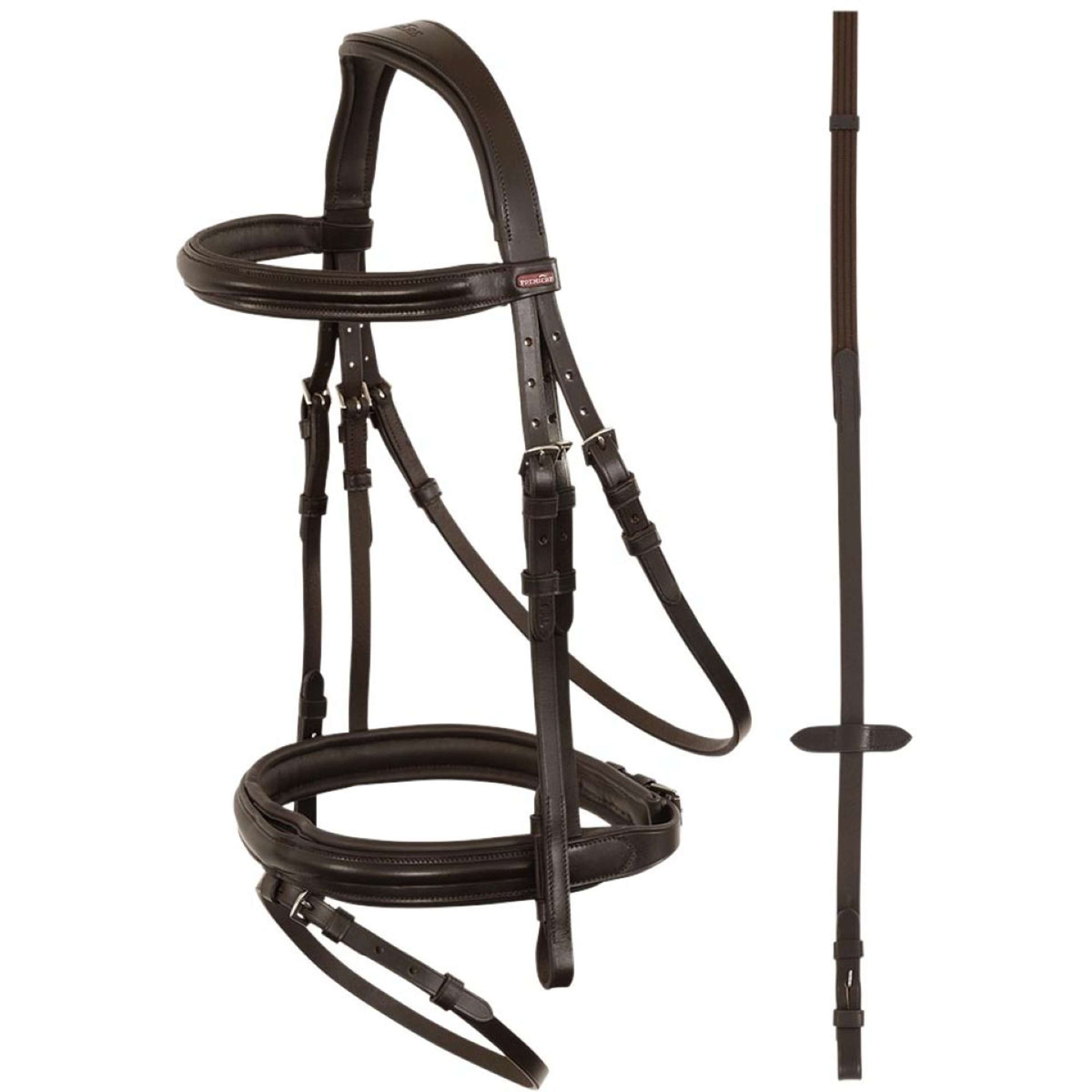 Premiere Bridle Bondy T-Flash with Rein Brown