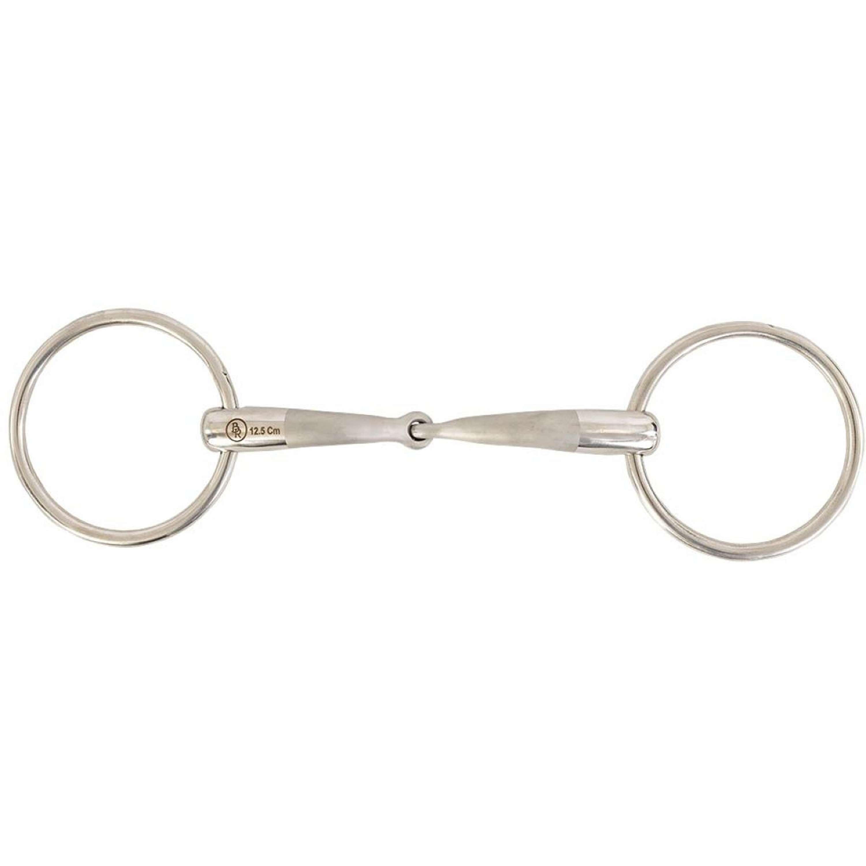 BR Loose Ring Snaffle Satin Sense Single Snaffle 14mm