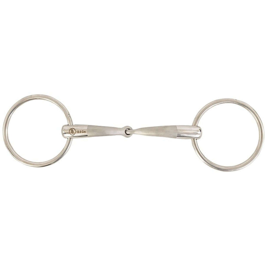 BR Loose Ring Snaffle Satin Sense Single Snaffle 14mm