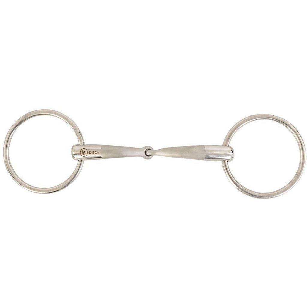 BR Loose Ring Snaffle Satin Sense Single Snaffle 14mm