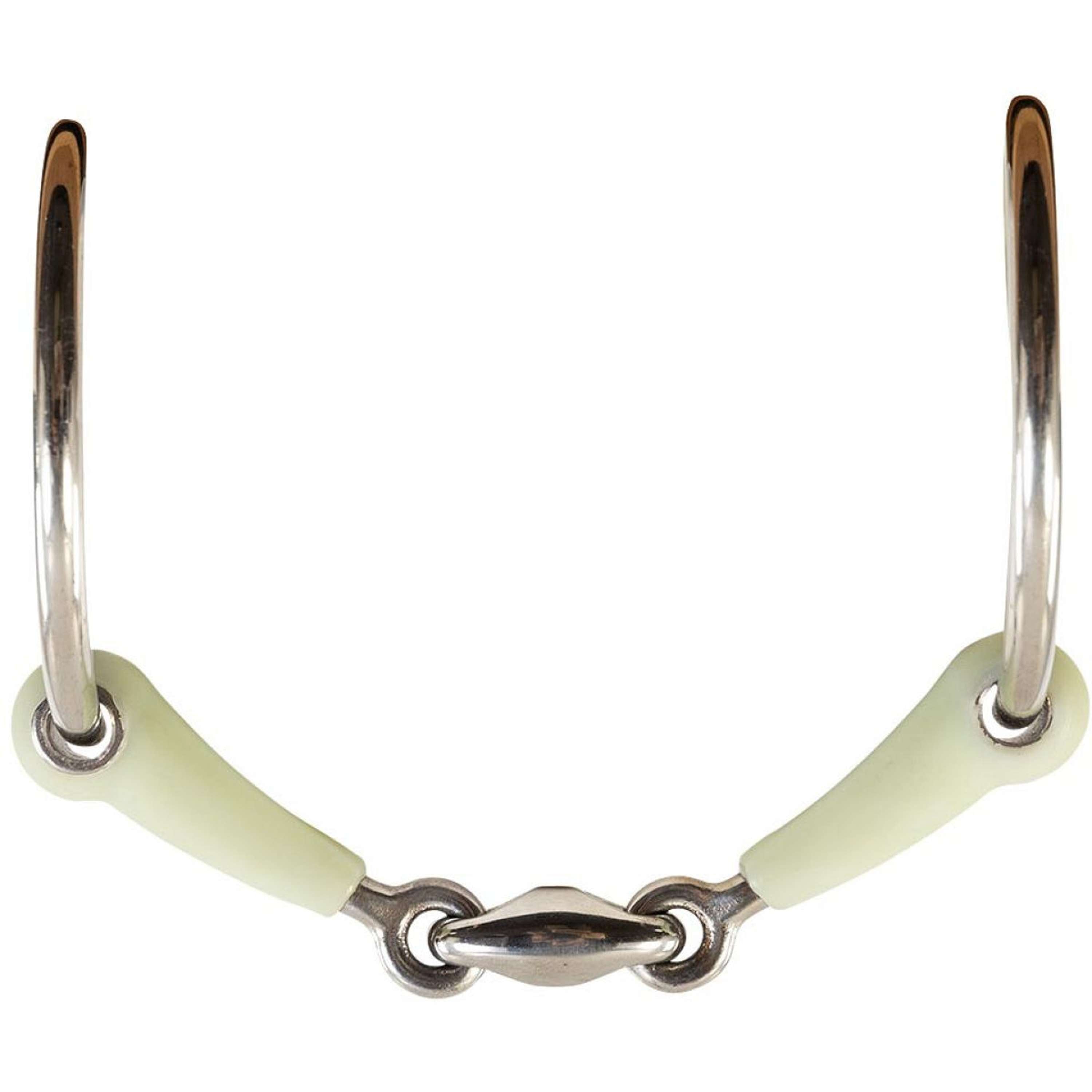 BR Loose Ring Snaffle Apple Mouth Double Jointed 14mm