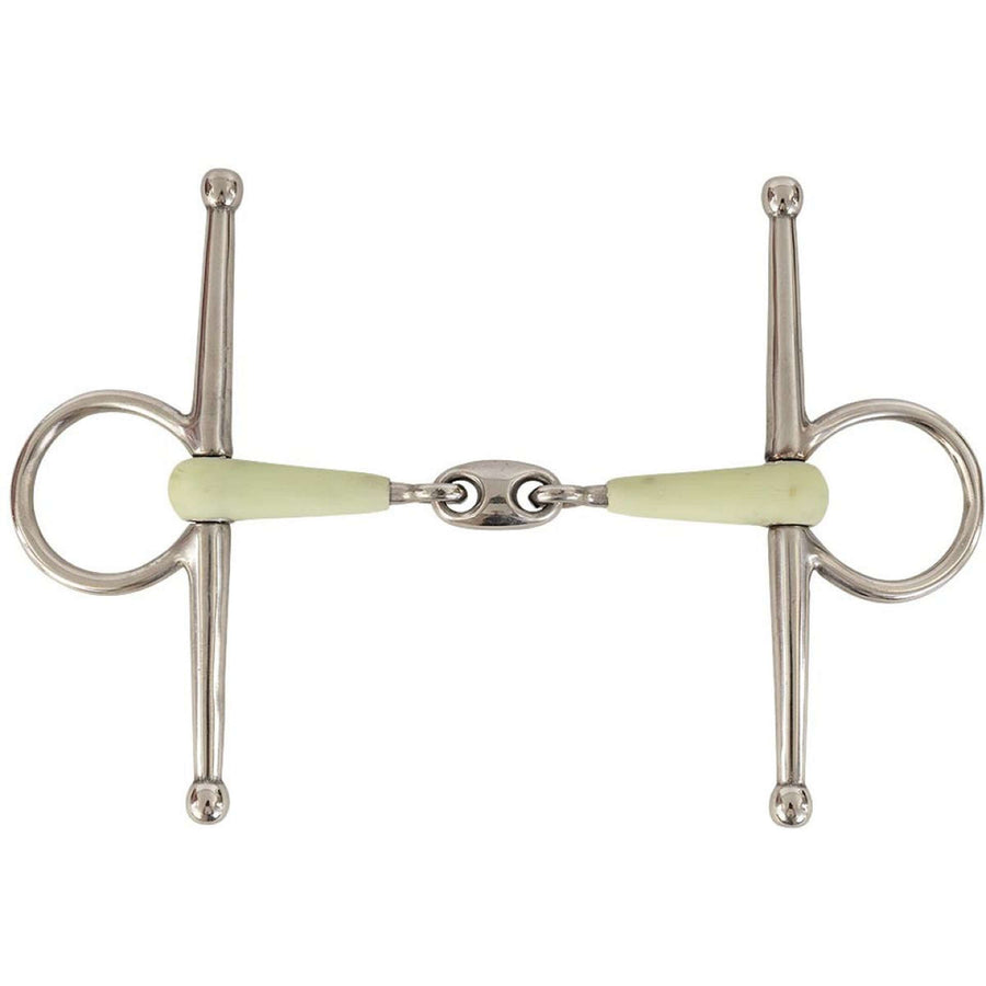 BR Full Cheek Snaffle Apple Mouth Double Jointed 14mm