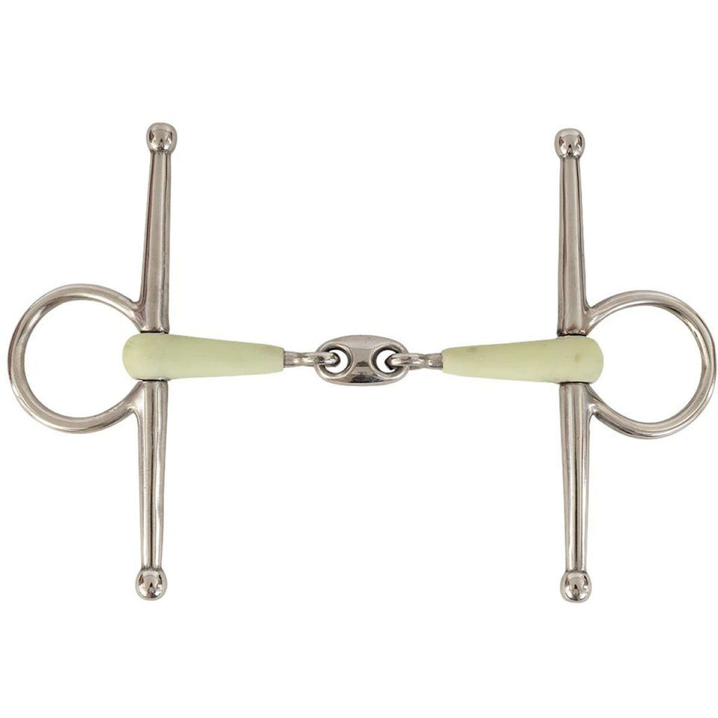 BR Full Cheek Snaffle Apple Mouth Double Jointed 14mm