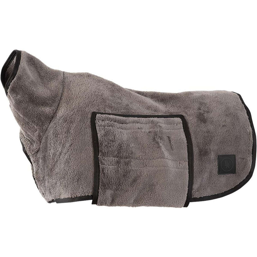 BR Dog Bathrobe Grey Asphalt