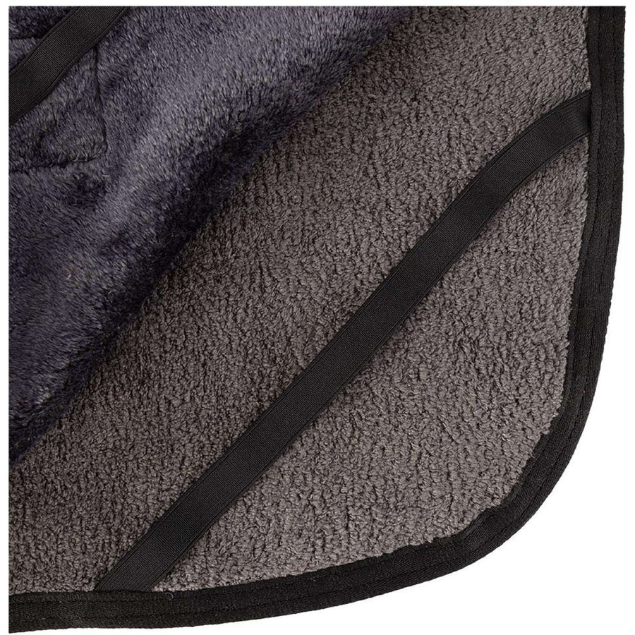 BR Dog Bathrobe Grey Asphalt