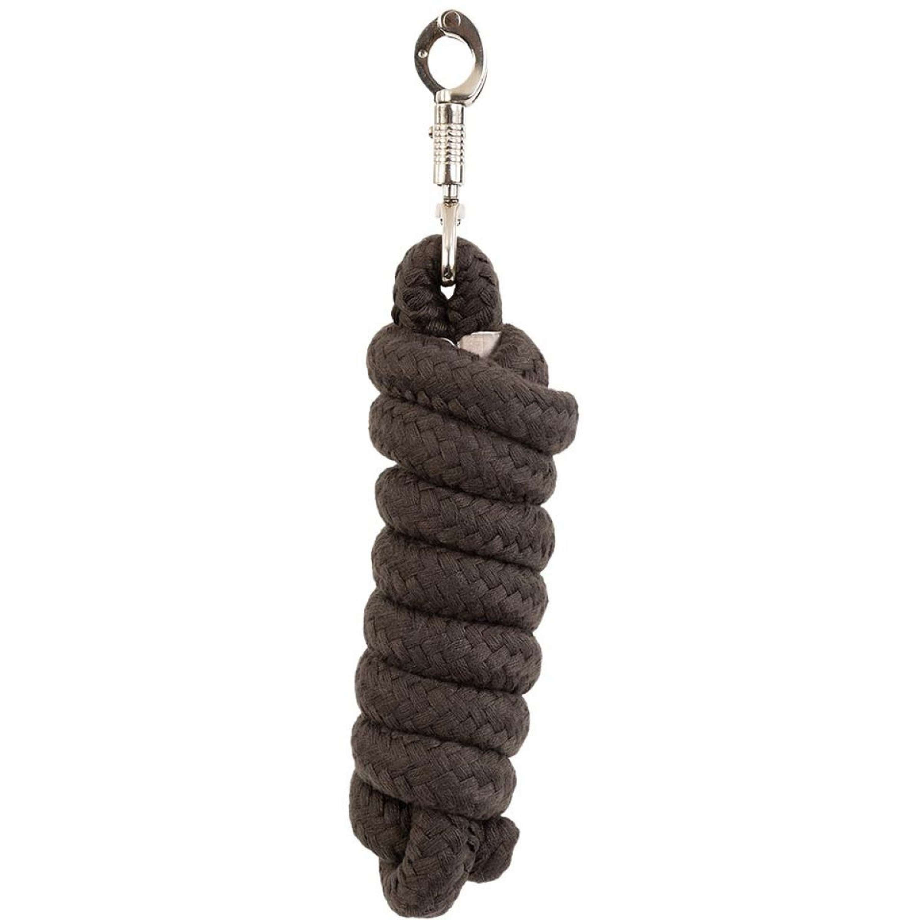 BR Lead Rope with Panic Hook Deluxe Heavy Turkish Coffee
