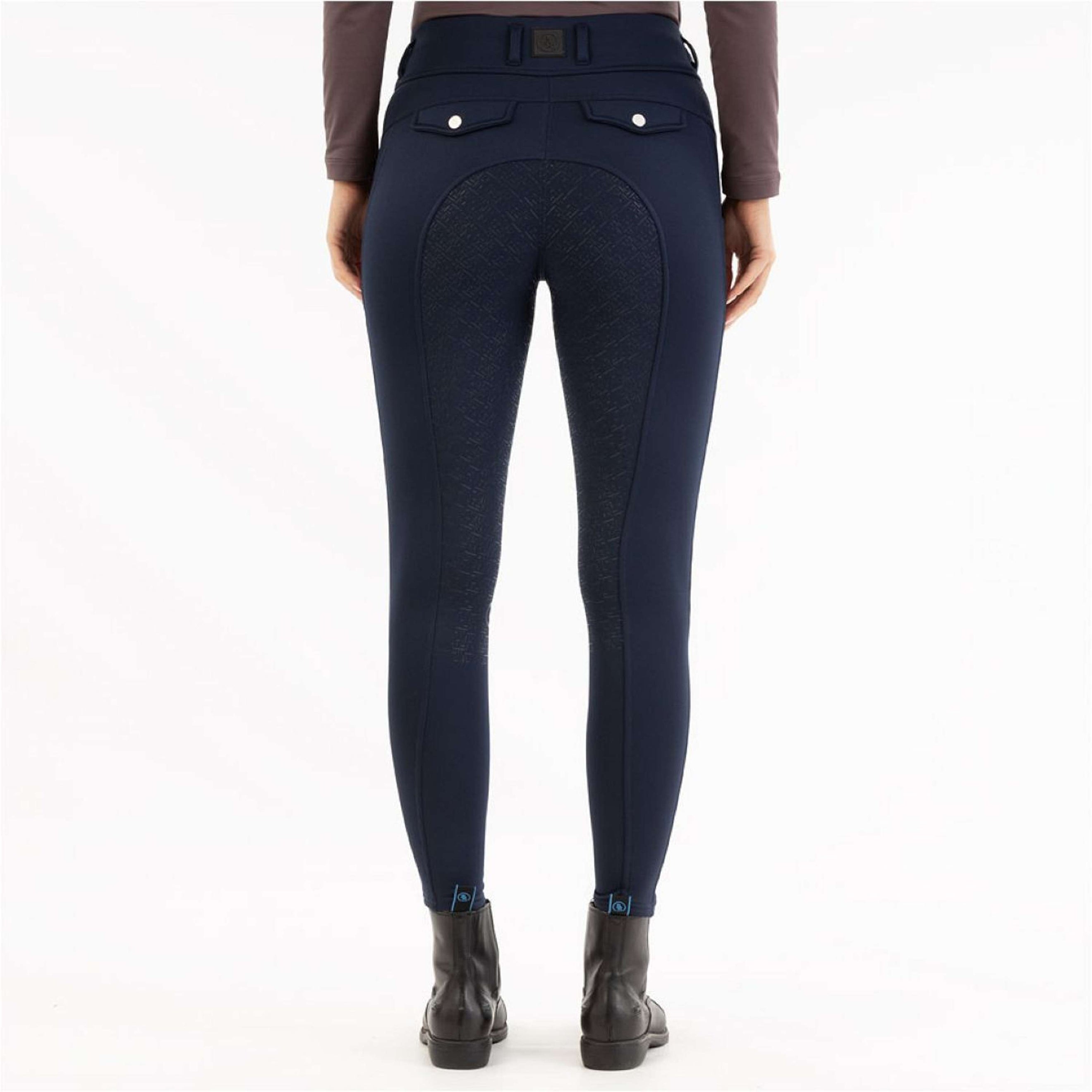 BR Riding Legging AW25 Jolie Ladies Silicone Seat Navy Blazer