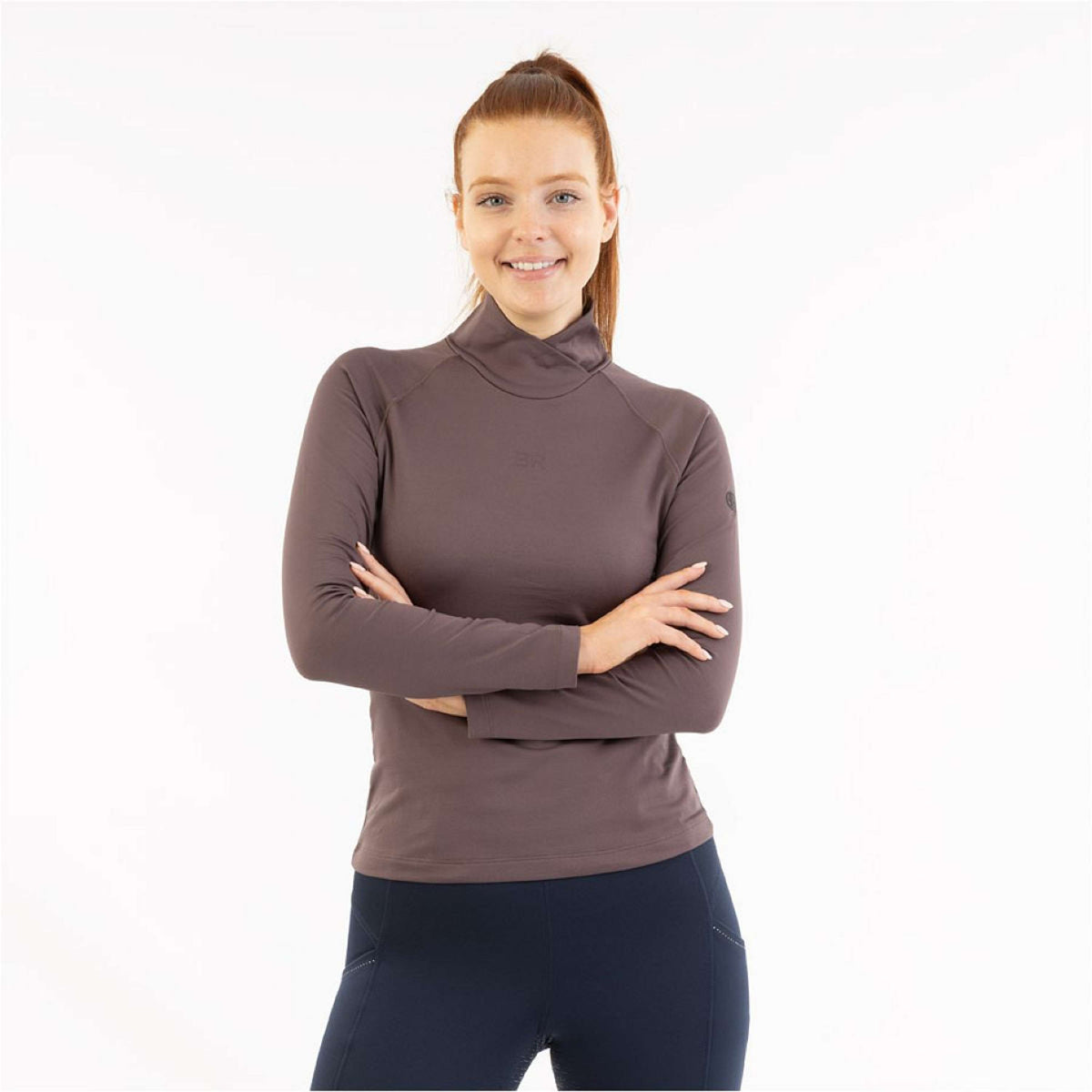 BR Turtleneck Sweater AW25 Jasmin Women Raisin