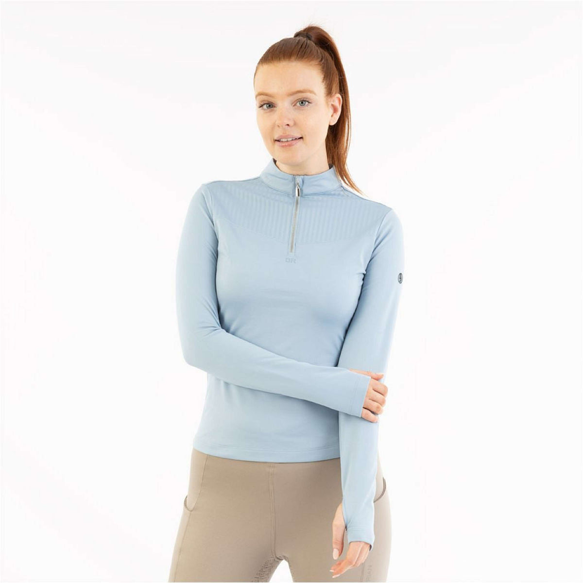 BR Pullover AW25 Half-Zip Jara Women Ashley Blue