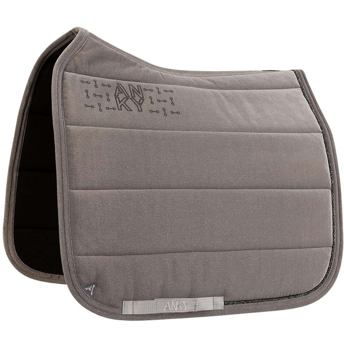 ANKY Saddlepad AW25 Velvet Dressage Silver
