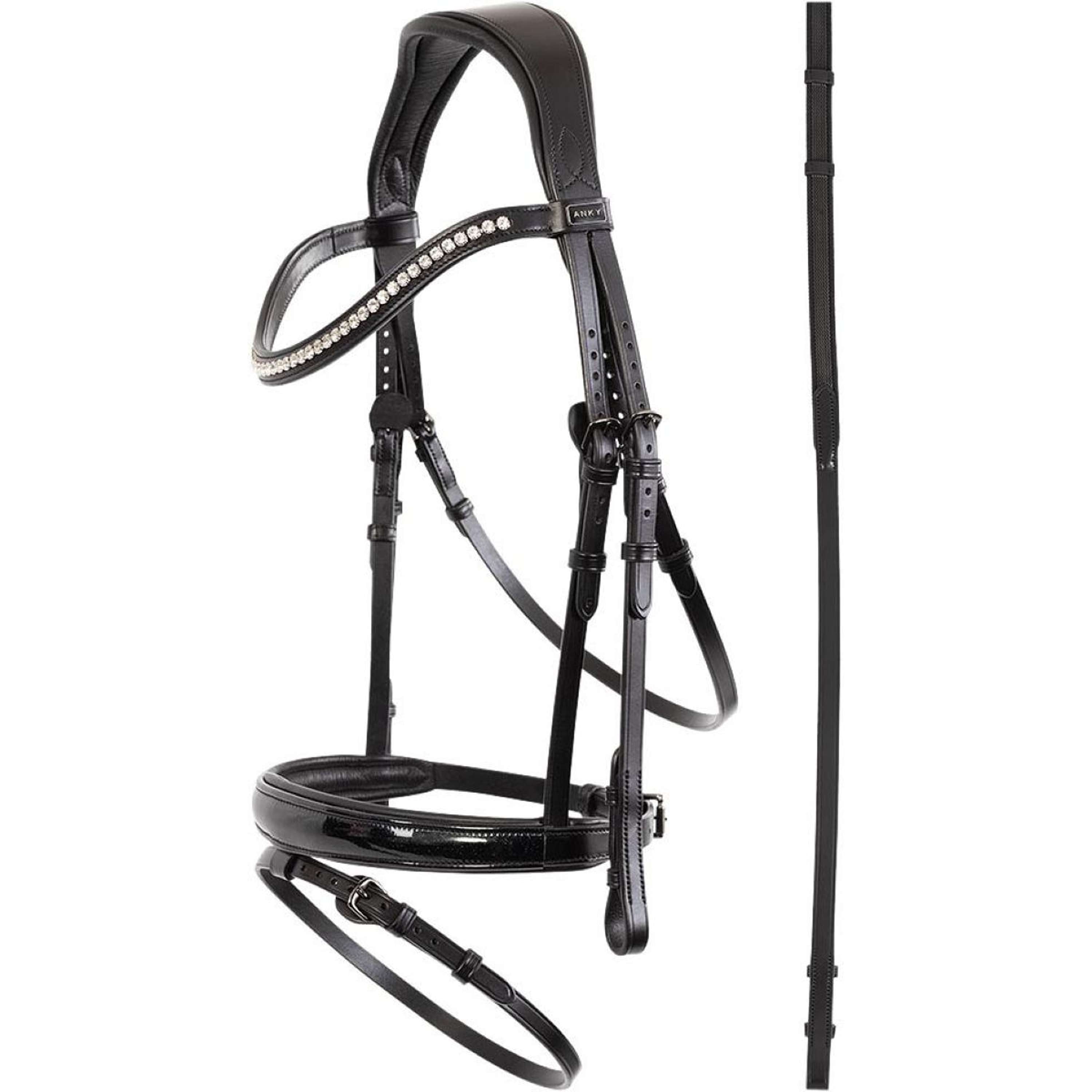 ANKY Bridle Metallic Patent ATH24001 Black