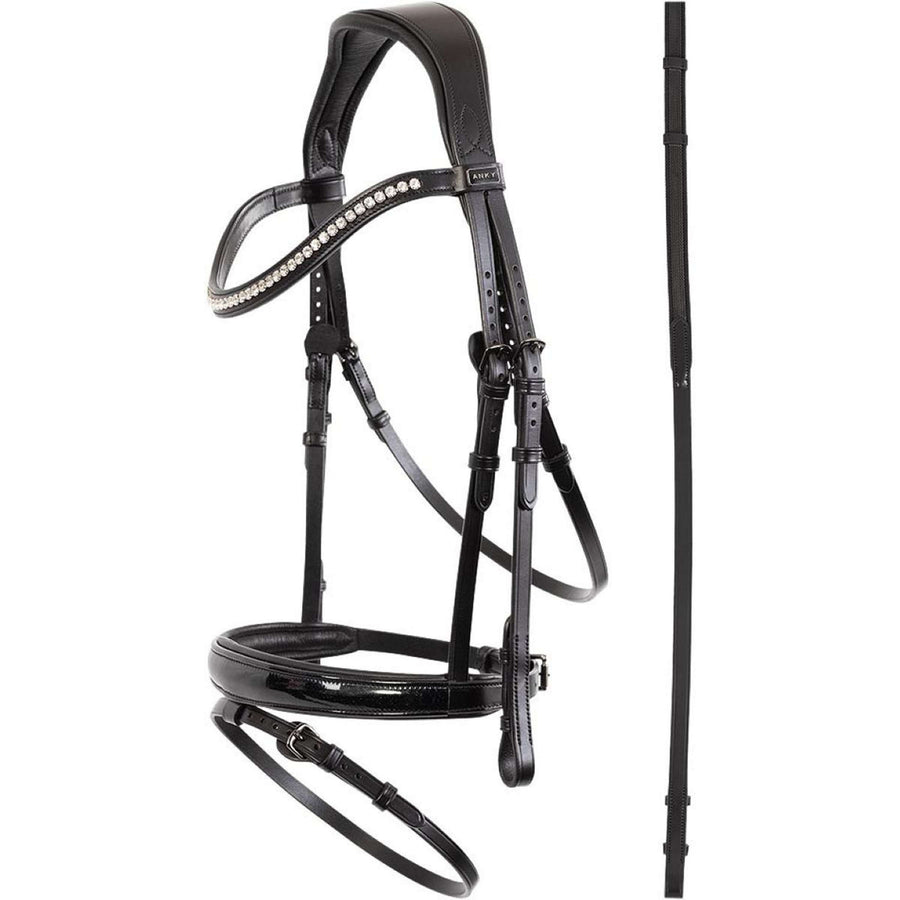 ANKY Bridle Metallic Patent ATH24001 Black