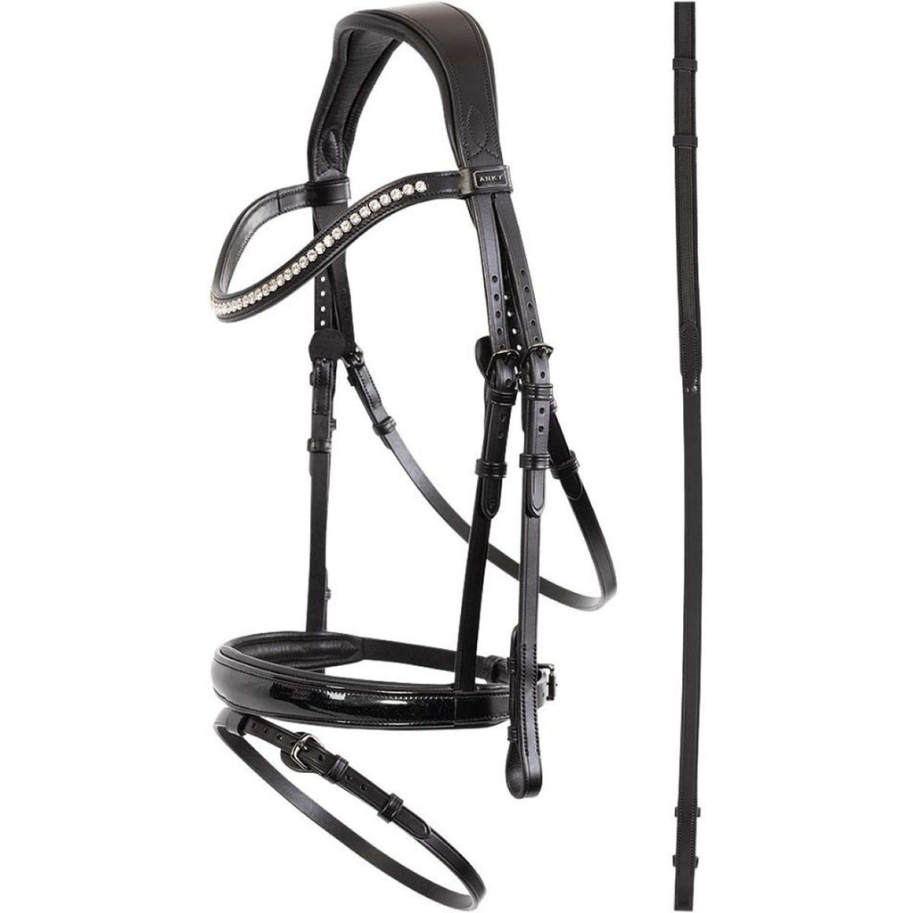 ANKY Bridle Metallic Patent ATH24001 Black
