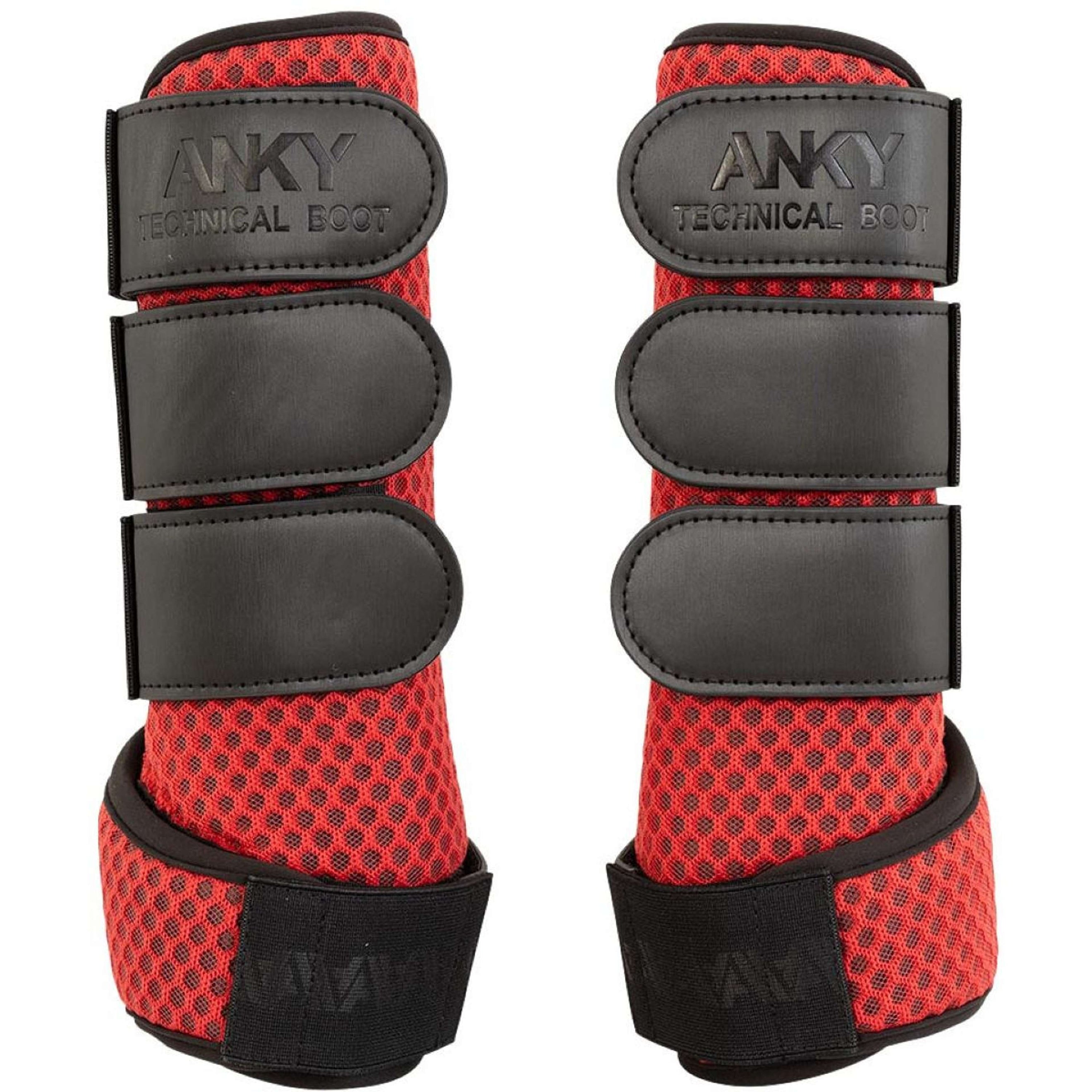 ANKY Leg Protectors AW25 3D Mesh Equestrian Red