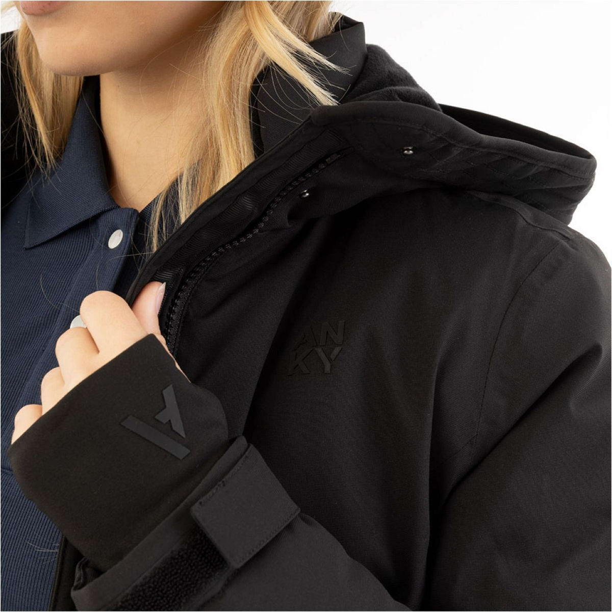 ANKY Long Coat AW25 Black