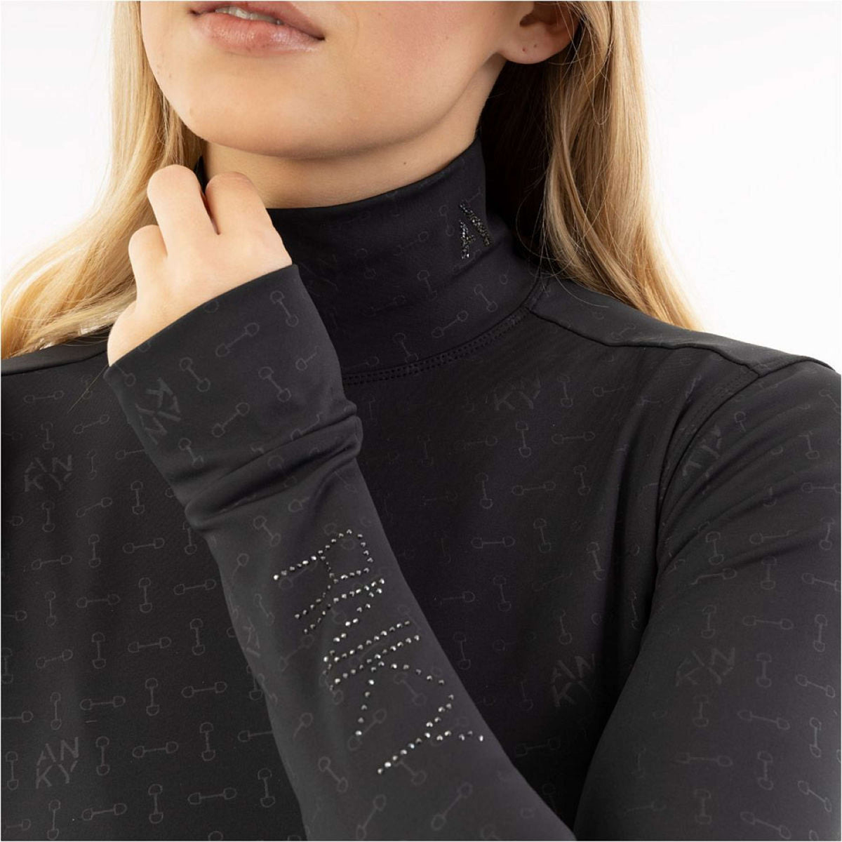 ANKY Shirt AW25 Mockneck Black