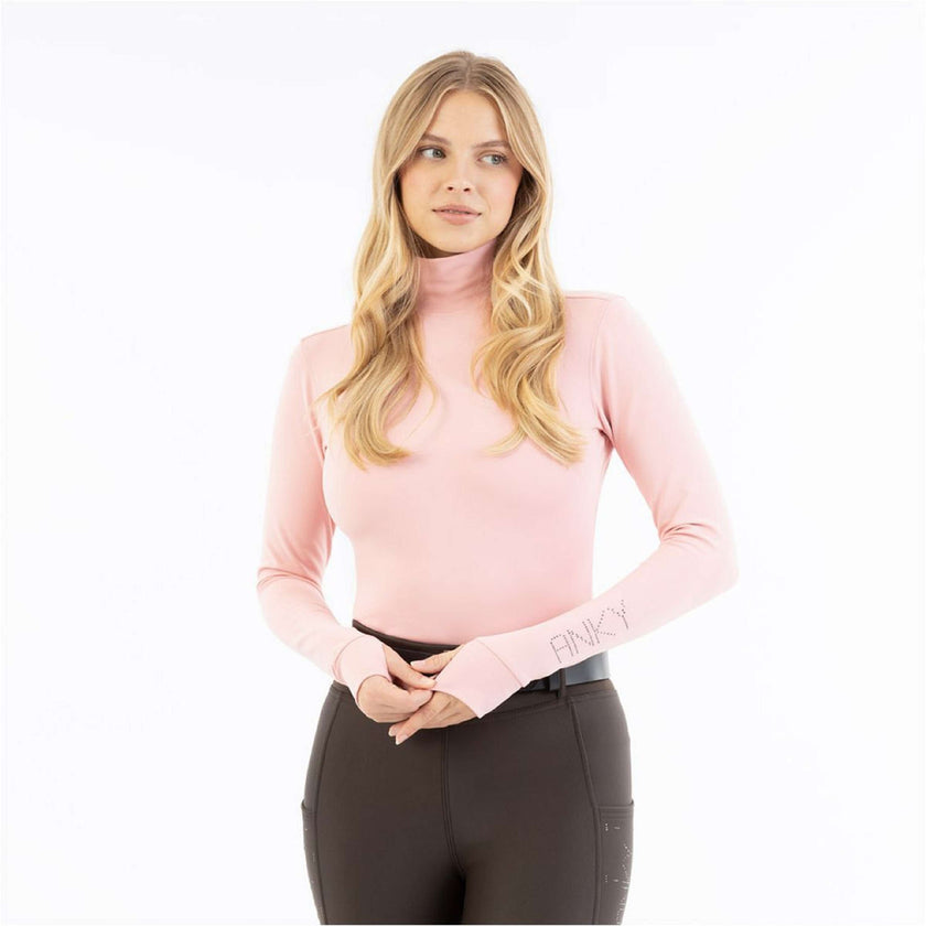 ANKY Shirt AW25 Mockneck Bridal Rose