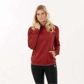 ANKY Sweater ATC232104 with a Hood Dark Scarlet