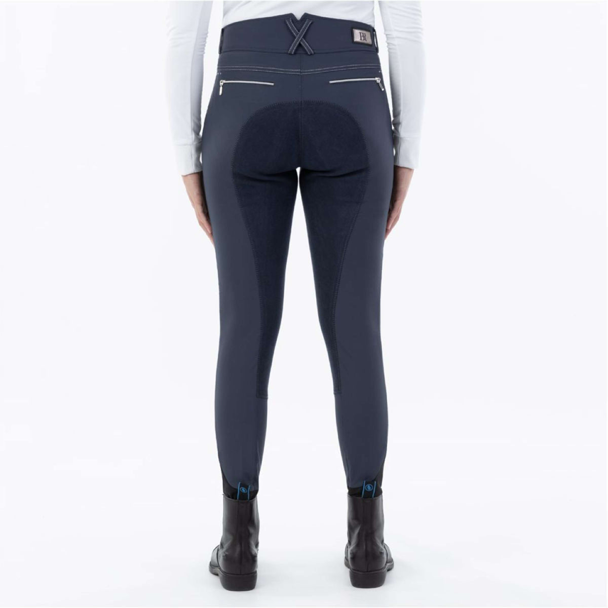 BR Breeches Desiree Microfiber Seat Inkwell