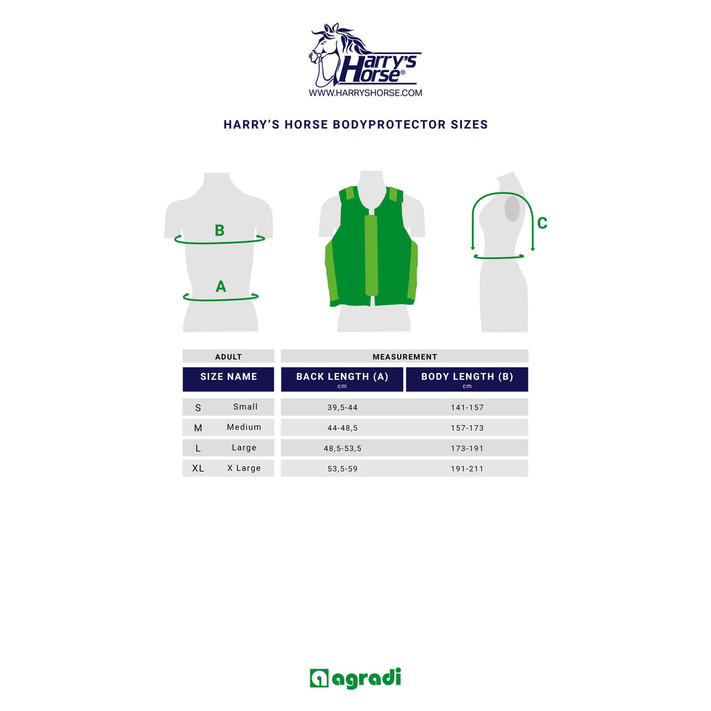 Harry's Horse Backprotector Black