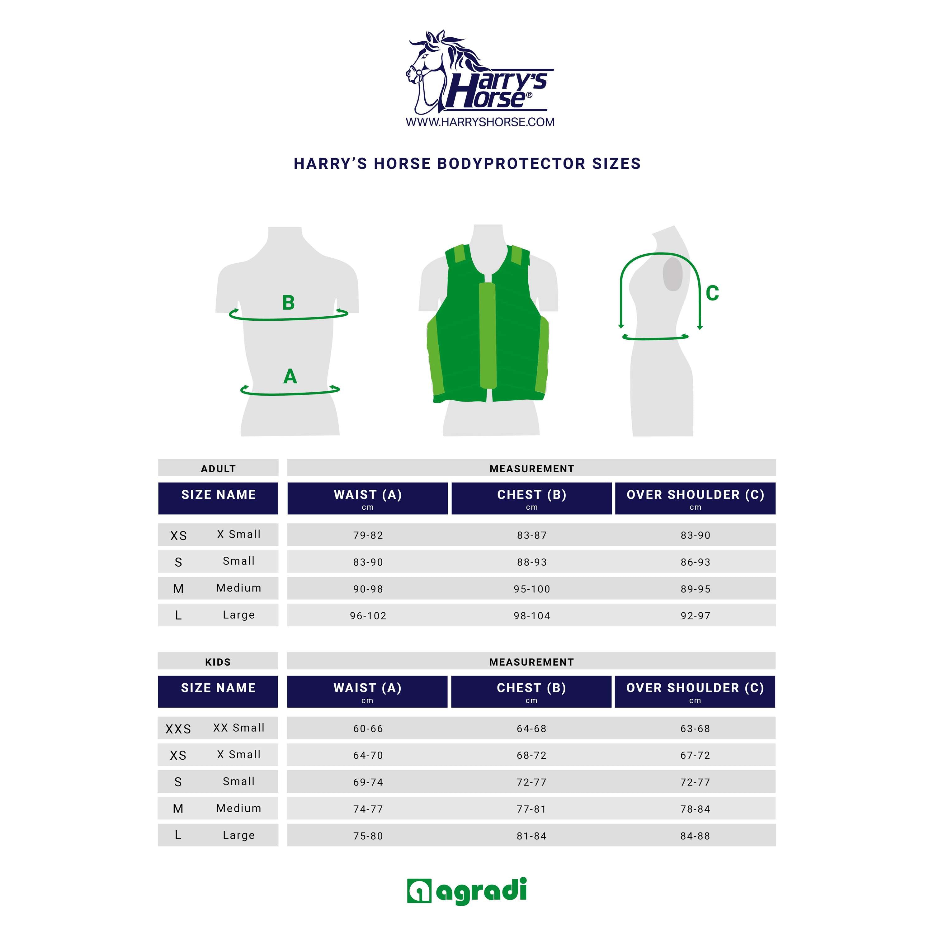 Harry's Horse Bodyprotector SlimFit Junior