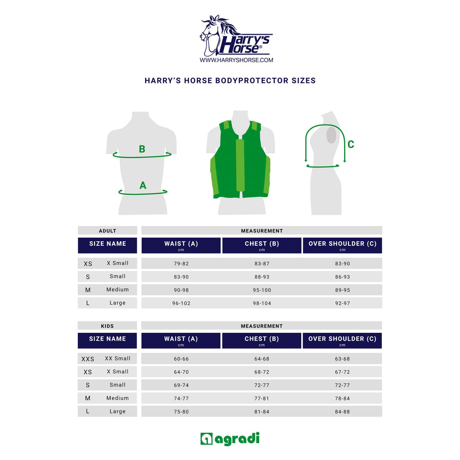 Harry's Horse Bodyprotector SlimFit Junior