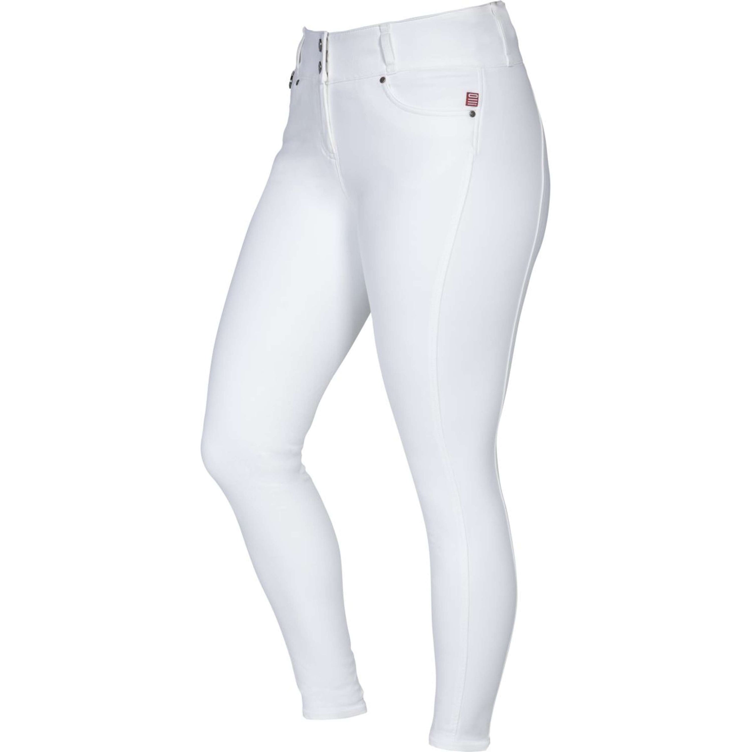 Back on Track Breeches Julia Knee Grip White