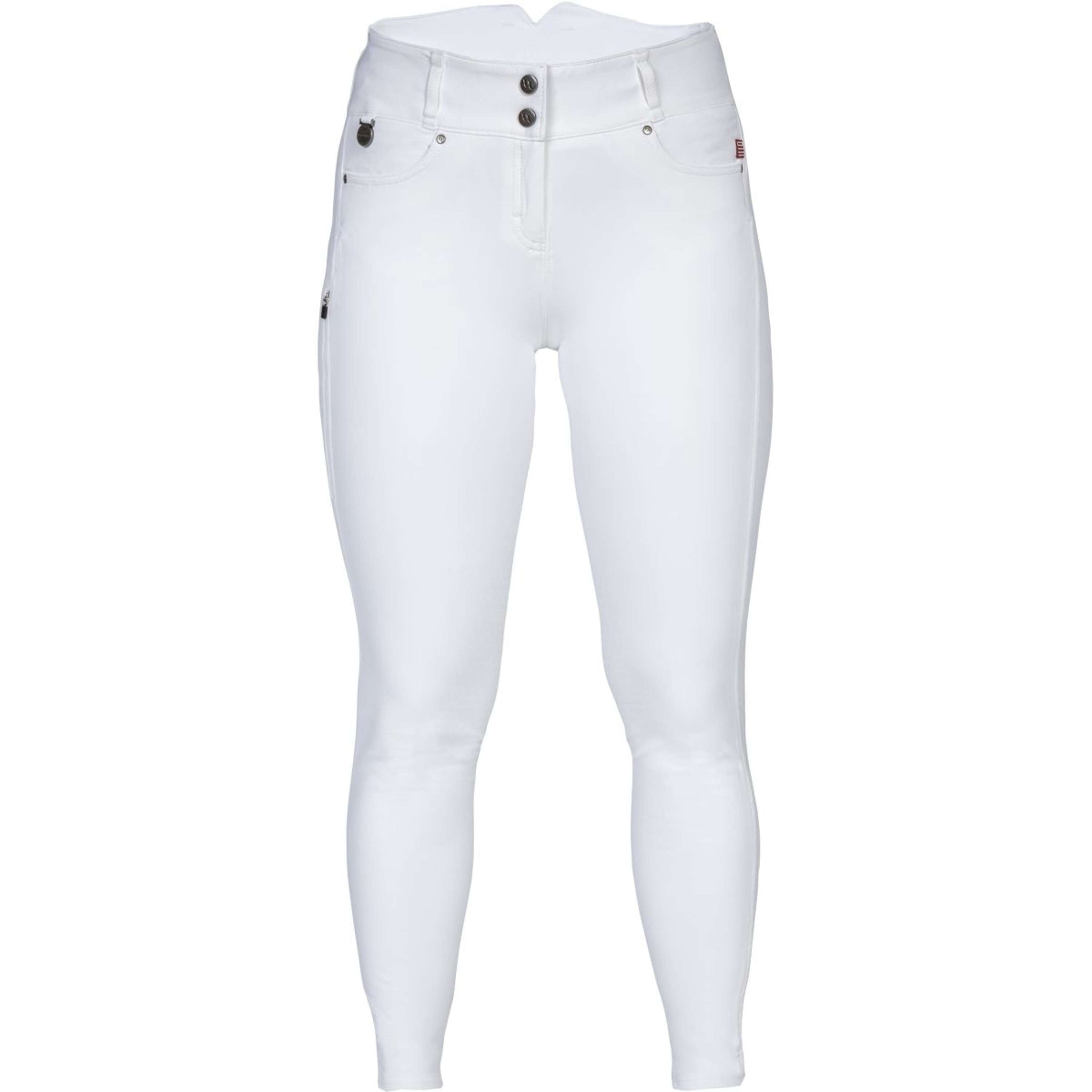 Back on Track Breeches Julia Knee Grip White